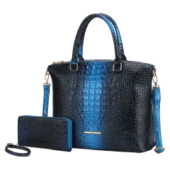 MKF Collection Liora Faux Crocodile-Embossed Tote Bag by Mia K.