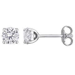 The 1-Carat Lab-Grown Diamond Stud Earrings
