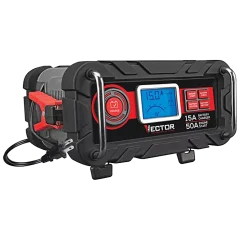 Vector 15 Amp 12V Battery Charger w/ 50 Amp Engine Start & Alternator Check