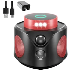 HAKOL Indoor 360 Ultrasonic Pest Repeller with PIR Sensor & LED Strobe Light