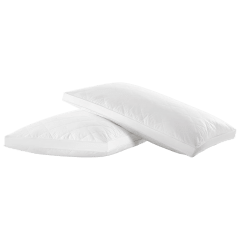 2-Pack: New York & Company Double Quilted Down & Feather Cotton Pillows