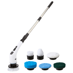 Pursonic Rechargeable Cordless Power Scrubber with 7 Attachments