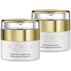 Allegresse 24 Karat Skincare 2-Piece Moisturizer & Night Cream Set