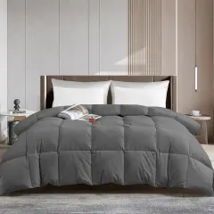 Hannah Linen Down Alternative Comforter Duvet Insert