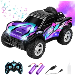 RacingFun Camión RC Todoterreno 1:16 con Luces y Escape de Vapor