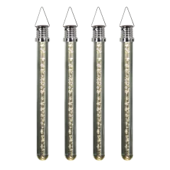 4-pack: Exhart Solar Acrylic LED Bubble Stick