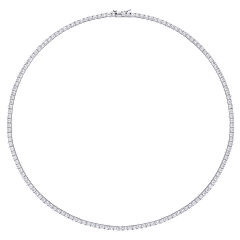 The Moissanite Tennis Necklace