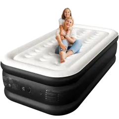 Cherimor 18-inch TwinXL Air Mattress with Built-in Pump