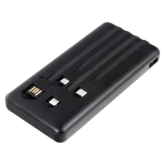 Lifestyle Advanced 10000mAh Power Bank with Charging Cables