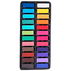 Miley Cosmetics Hair Chalk with 24 Assorted Colors