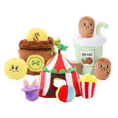 The Interactive Puzzle Plush Dog Toy Set