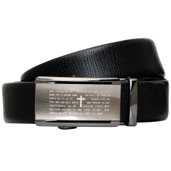 Cinturón de Oración para Hombre de Steeltime en Cuero Vegano