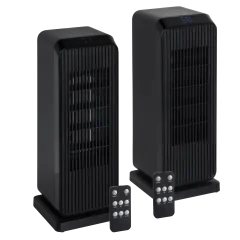 2-Pack: Hakof 16" Electric Oscillating PTC Ceramic Indoor Heater