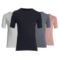 Paquete de 4: No Nonsense Camiseta de Manga Corta