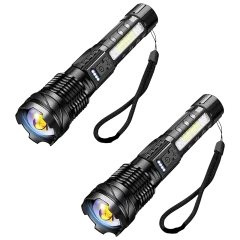 2-Pack: AXL Telescoping Tactical Flashlight