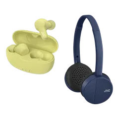 JVC Wireless Headphones and Earbuds Bundle