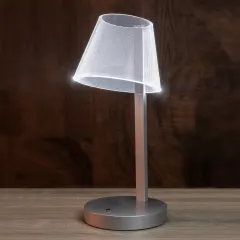 The Laser-Cut Shaded Desk Lamp