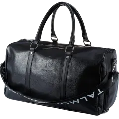 Talmont Men's Vegan Leather Gym Duffle Bag