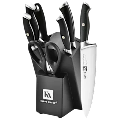 The Pakka Wood Knife Block Set