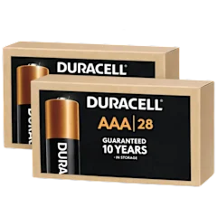 56-Pack: Duracell Coppertop AAA Batteries