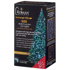 Roman Lights Superbright Universal USB 500 Multi-Function Cool White LED Lights