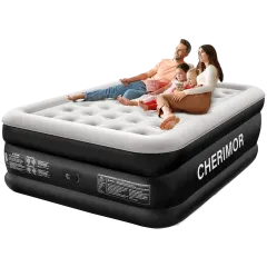Cherimor Queen 18" Air Mattress with Built in Pump