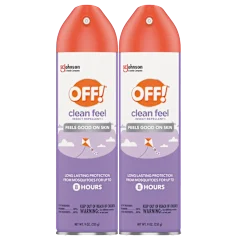2-Pack: Off Clean Feel Insect Repellent Aerosol