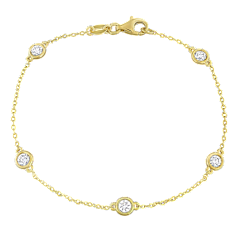 The Lab-Grown Diamond Station Bracelet