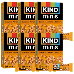 60-Pack: KIND MINIS Caramel Almond and Sea Salt Bars