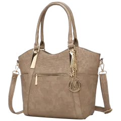 MKF Collection Hazel Vegan Leather Tote Handbag by Mia K