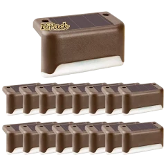 16-Pack: Hakol Solar Waterproof LED Deck Lights