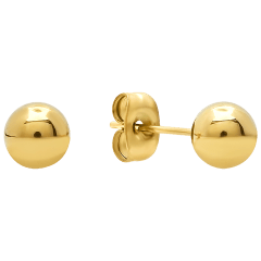 Paquete de 3: Steeltime Aretes Cuadrados de Diamante Simulado y Aros