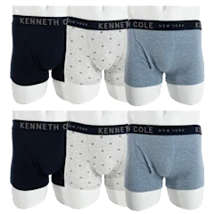 6-Pack: Kenneth Cole New York Cotton Stretch Trunk
