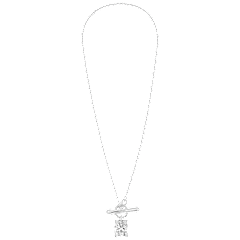 Donatello Gian Crystal Toggle Necklace