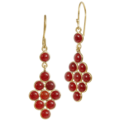 The Gold-Plated Waterfall Earrings