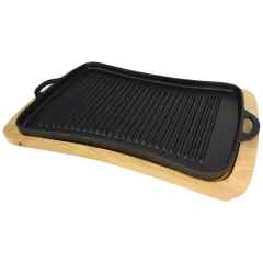 Jim Beam Cast Iron Grill Pan Set