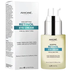 2-Pack: Amore Paris Anti-Aging Retinol Eye Cream with Aloe & Hyaluronic Acid