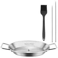 Infinite Basics North Point 4-Piece Skewer Grill Topper Set