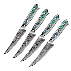 The Executive Straight-Edge Steak Knife Set