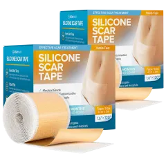 2-Pack: AllSett Health Silicone Scar Tape