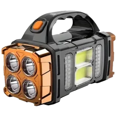 Hakol Solar & USB Rechargeable LED Lantern Flashlight with 4 Modes