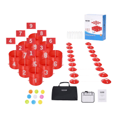 VEVOR Juego de Golf Portátil para Patio Trasero con 9 Hoyos