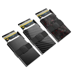 Statik Aluminum & Carbon Fiber RFID Wallets