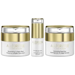 Allegresse 24 Karat Skincare Juego Iluminador de 3 Piezas