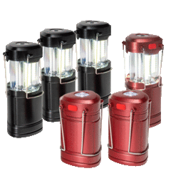 6-Pack: BrightEase Multi-Use Pop Up Lantern & Spotlight