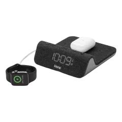 iHome PowerValet Pro 3-in-1 Wireless Charger with USB-A and USB-C Ports