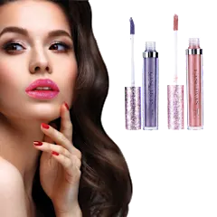 2-Pack: Miley Cosmetics Mermaid Diamond Glitter Liquid Lip Gloss