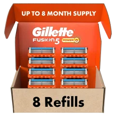 Gillette Fusion5 Power 5-Blade Razor Refills for Men