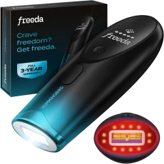 Freeda Hummingbird IPL Hair Removal Device with LED Light Therapy