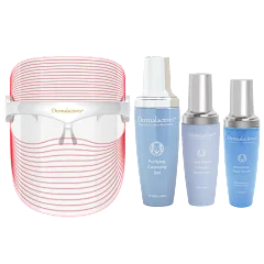 Dermalactives Cleansing Gel, Serum, Moisturizer & LED Mask Collection